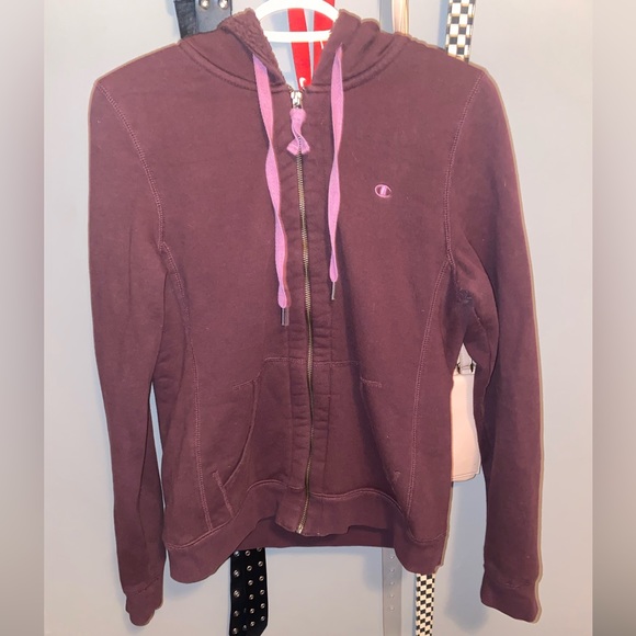 Purple Champion Zipper Sweater | Size: M - Picture 1 of 6